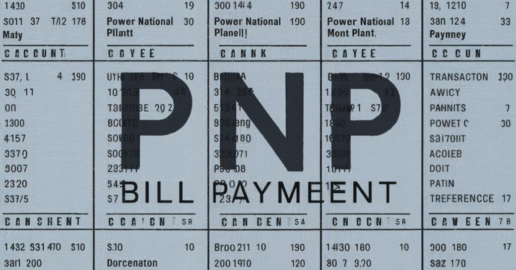 How does PNP Bill Payment appear on my bank statement?