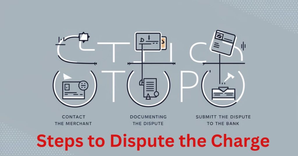 Steps to Dispute the Charge